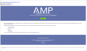 AMP report email