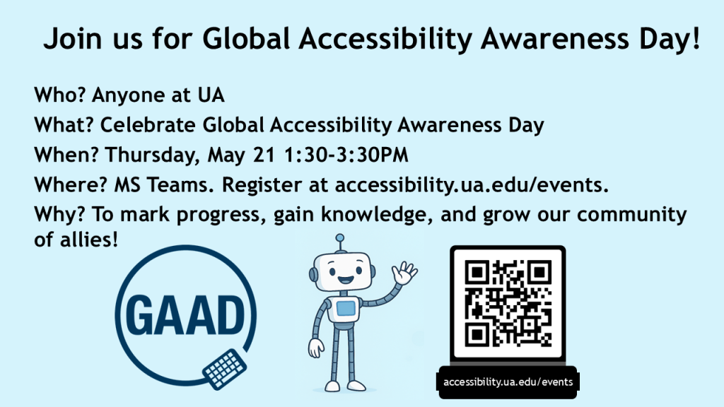 global accessibility awareness day event ad